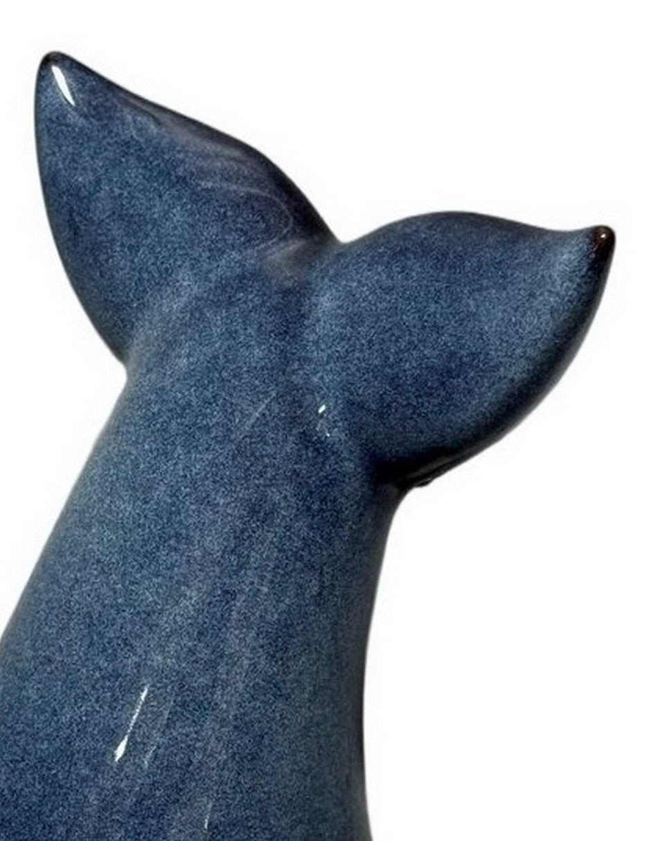 Figura de ballena de cerámica 2