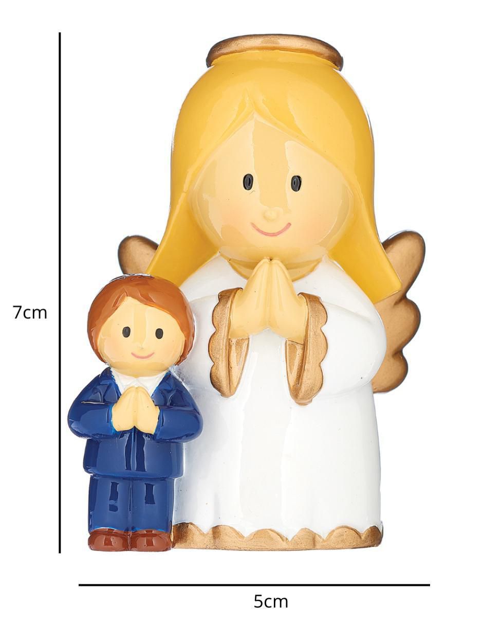 Escultura religiosa Little Patrons de resina 3