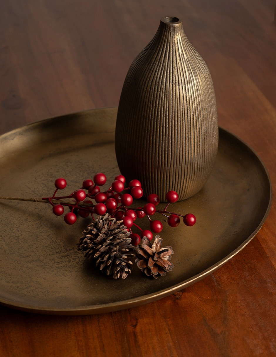 Florero Brass Xmas 4