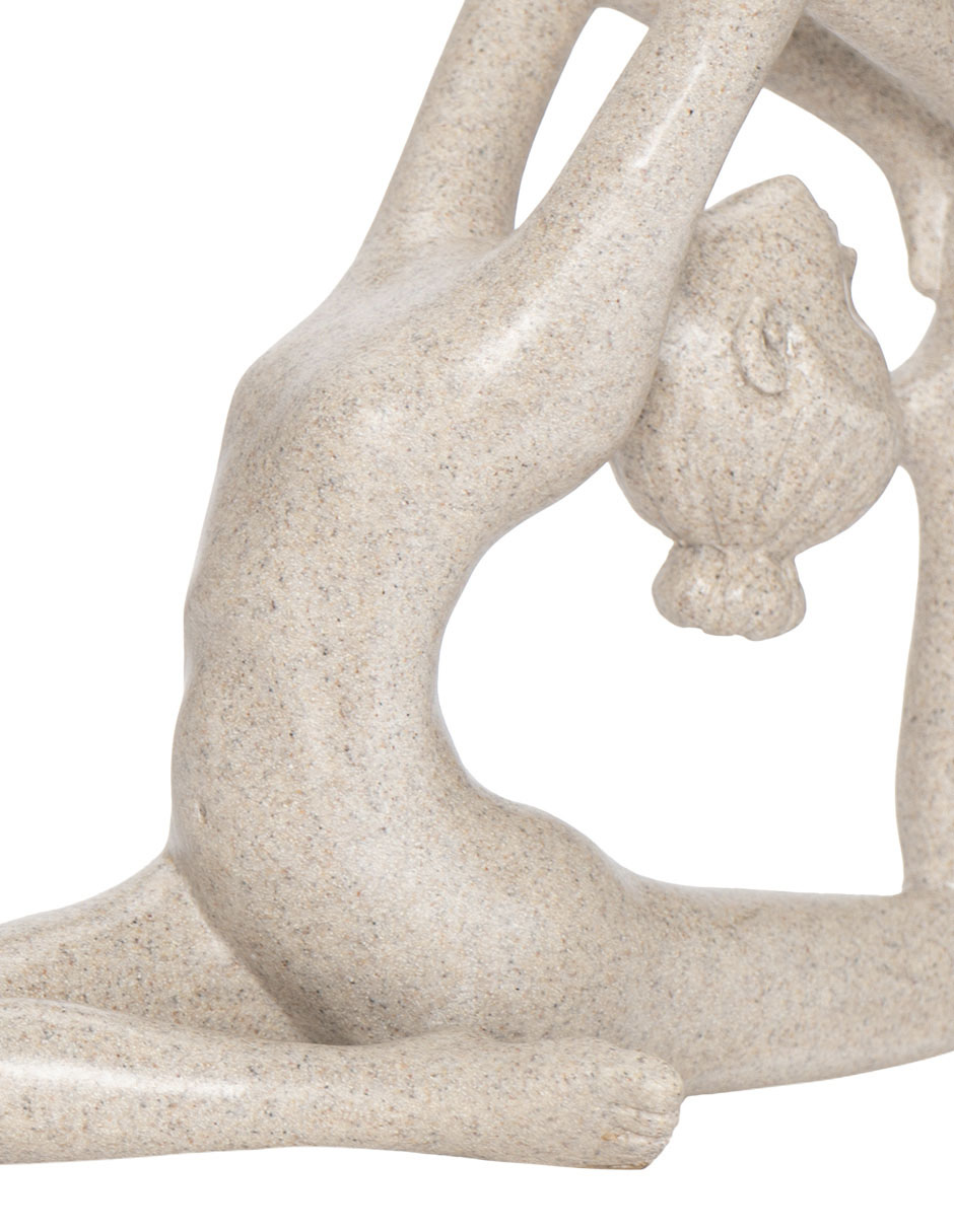 Figura Yoga Lady de resina 3