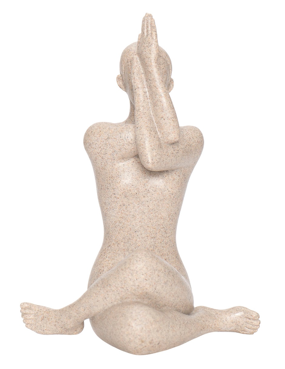 Figura John Nada Yoga Lady de resina
