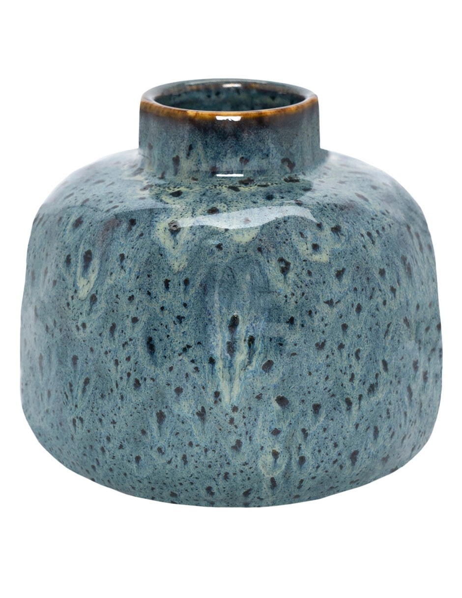 Florero Reactive Blues de cerámica 3