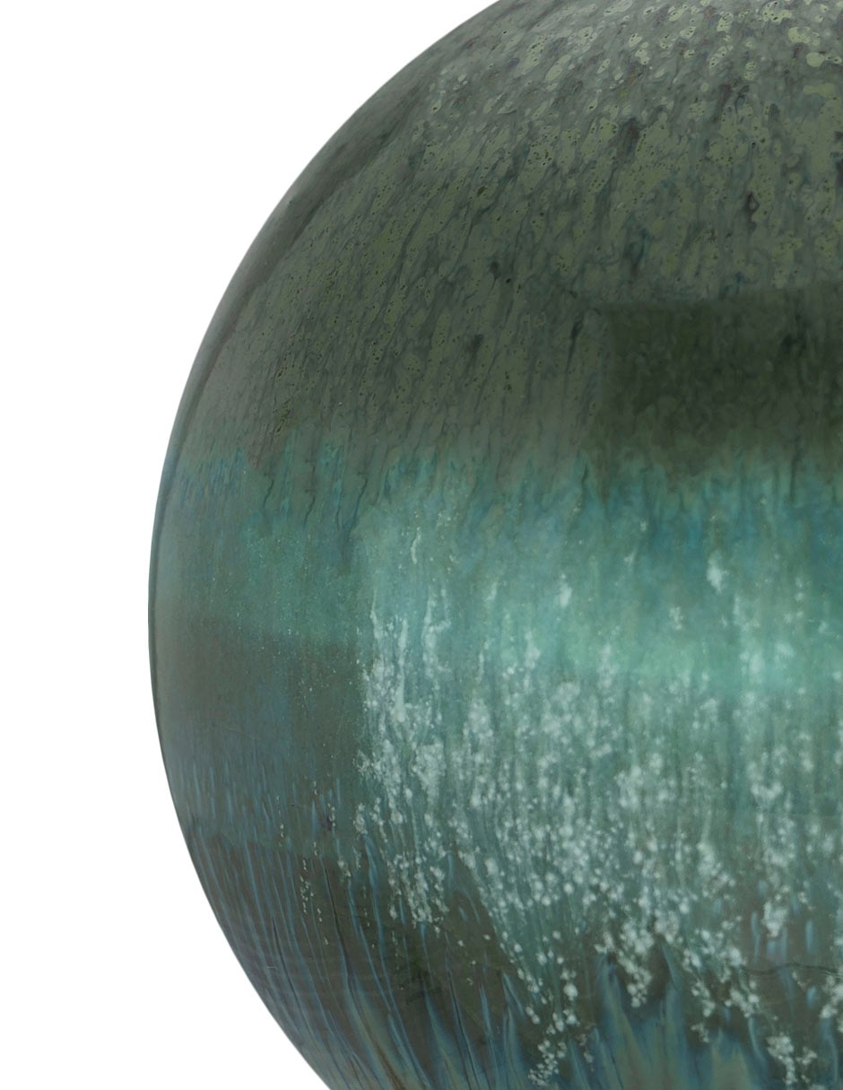 Figura de esfera Reactive Greens de cerámica 2