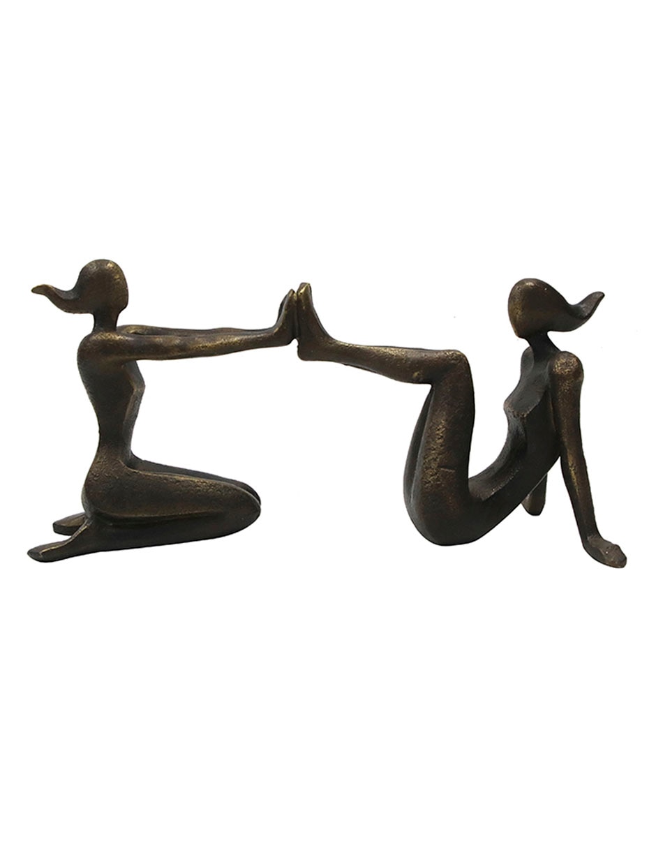 Figura Two Ladies de resina 2