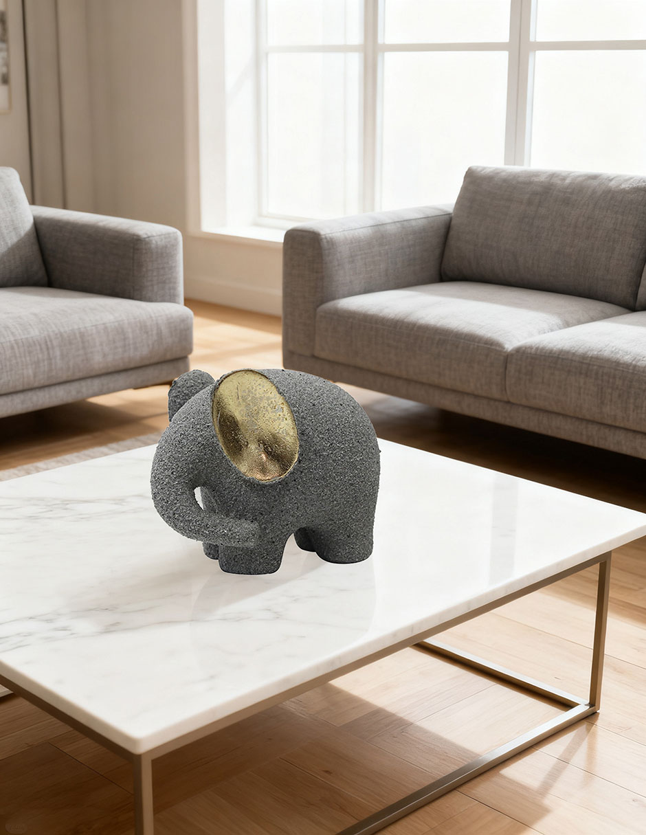 Figura Elephant de resina 4