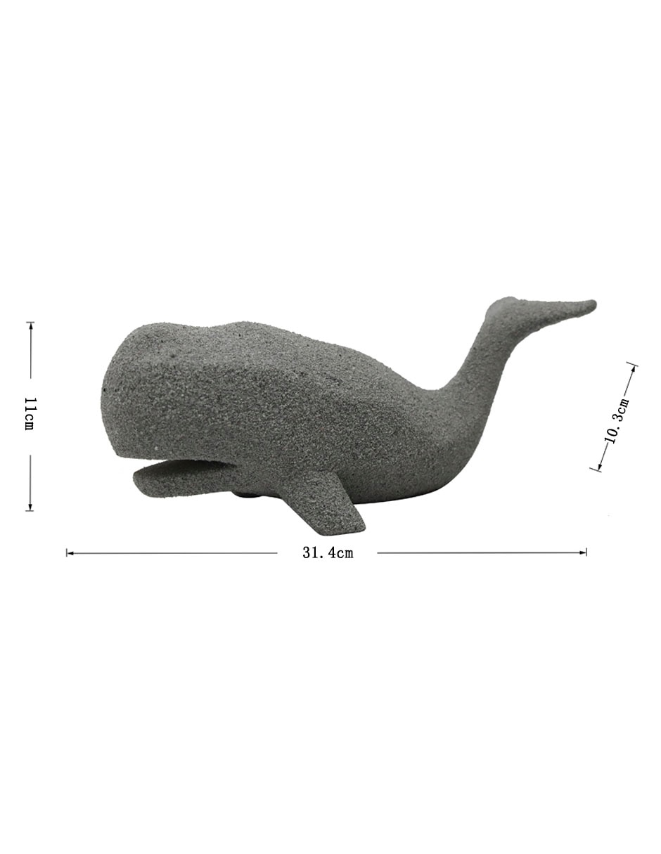 Figura Whale de resina 5