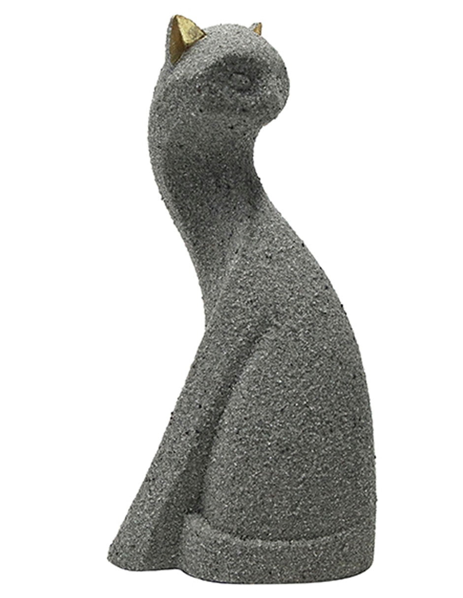 Figura decorativa Cat de resina Figura decorativa Cat de resina