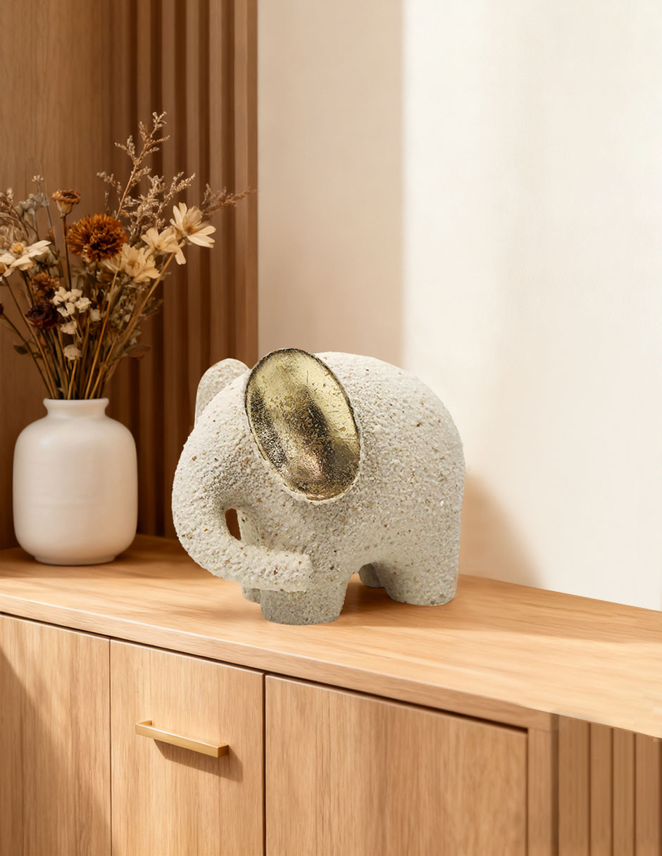 Figura decorativa Elephant de resina 4