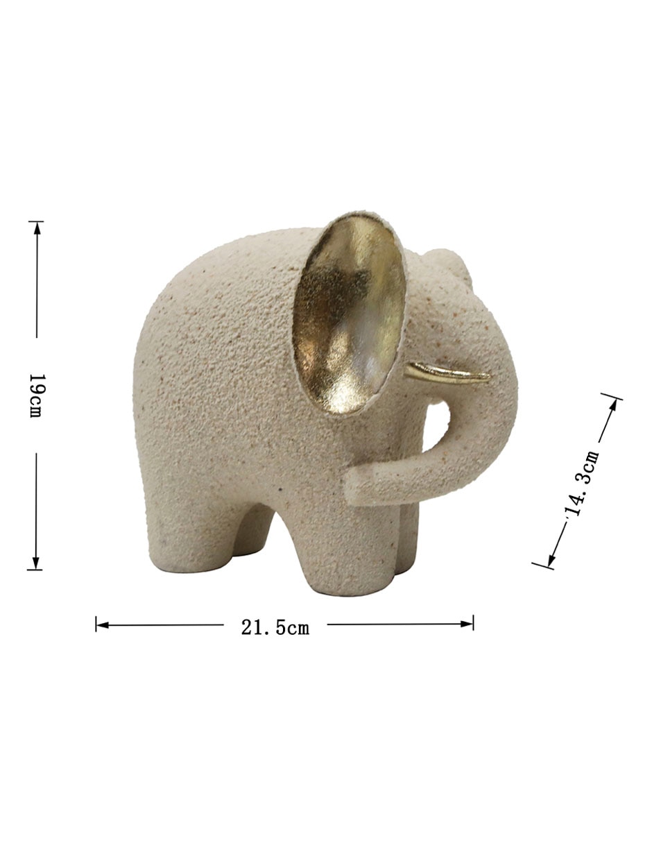 Figura decorativa Elephant de resina 5