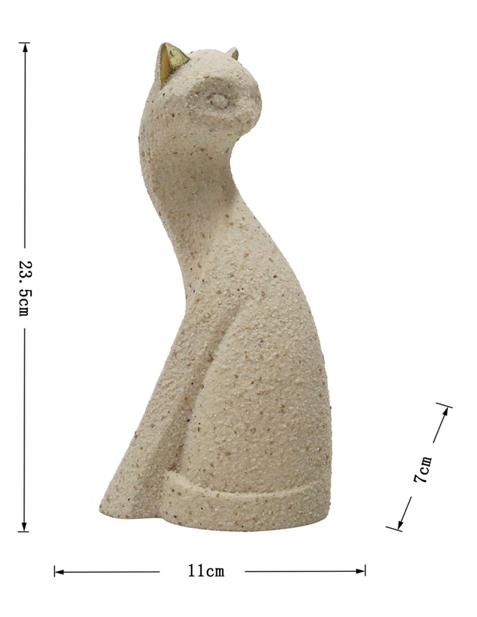 Figura Cat de resina 5
