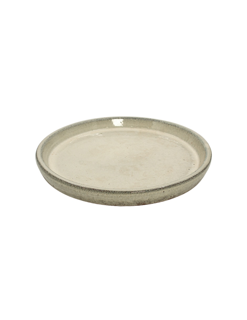 Plato para maceta de cerámica