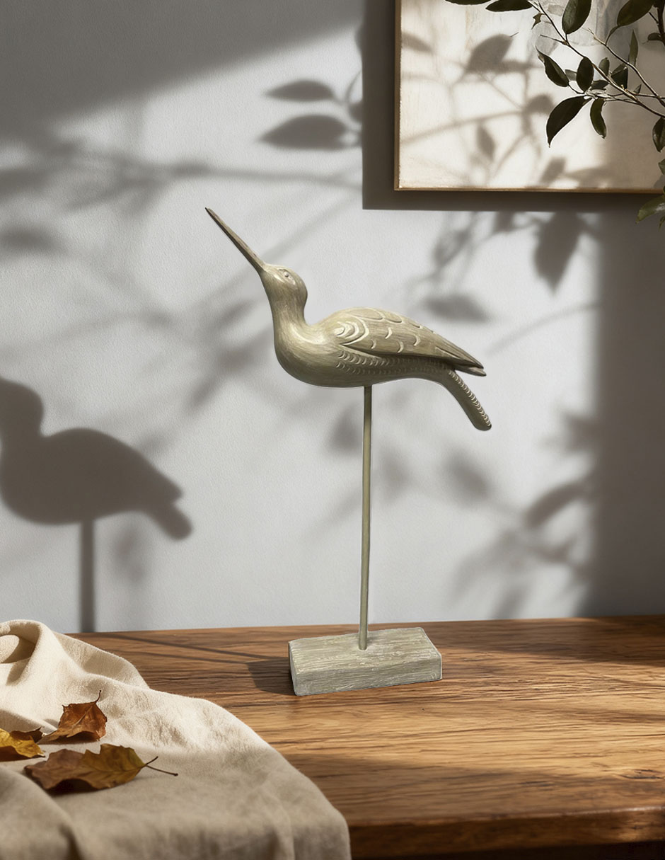 Figura de pájaro Coral 3