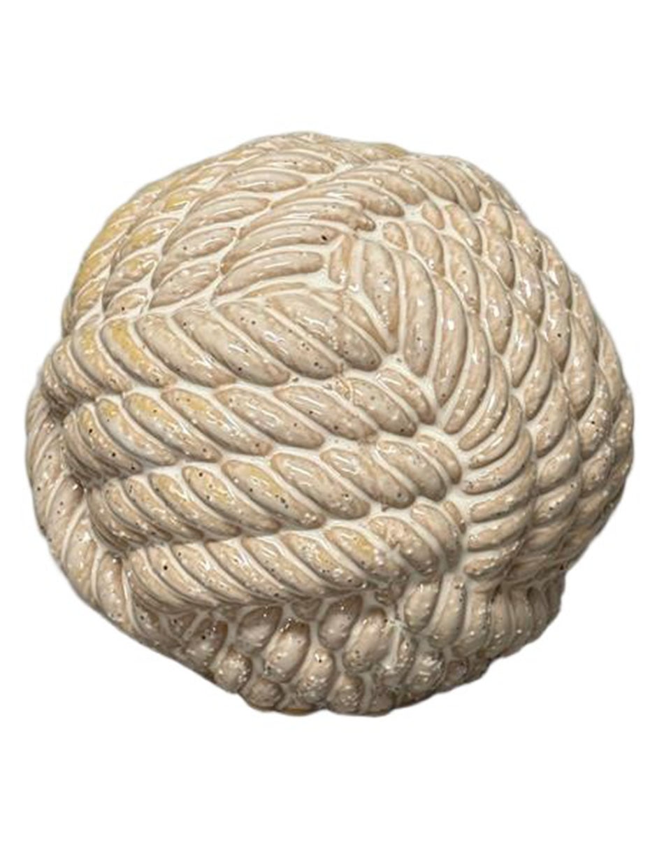 Figura de bola Coral de porcelana