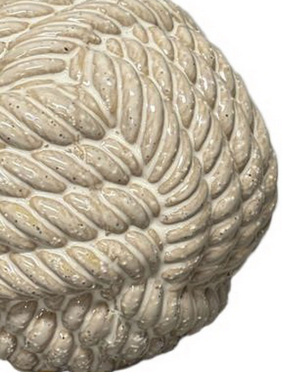 Figura de bola Coral de porcelana 2