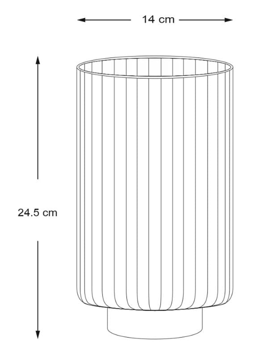 Florero de vidrio 6