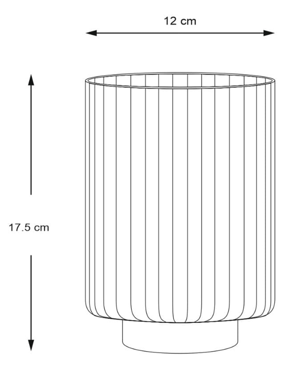 Florero de vidrio 5