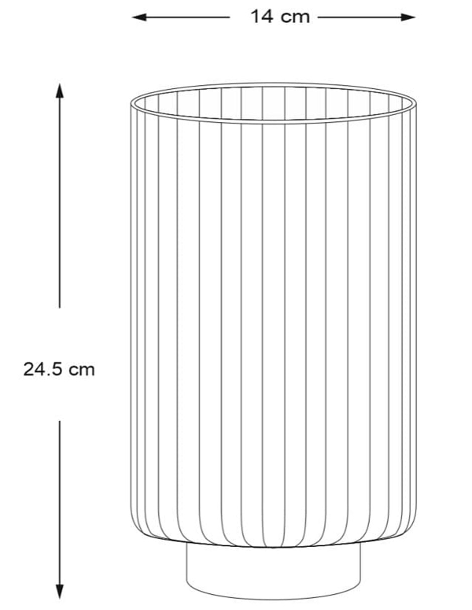 Florero de vidrio 5