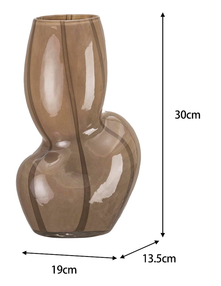 Florero Ancestral de vidrio 6