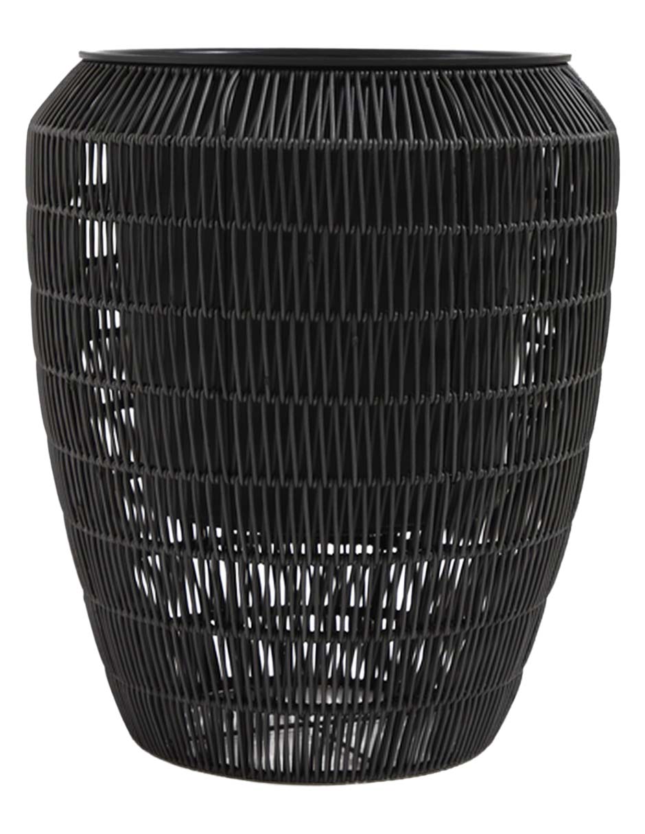 Maceta Iron m de poliratán 2