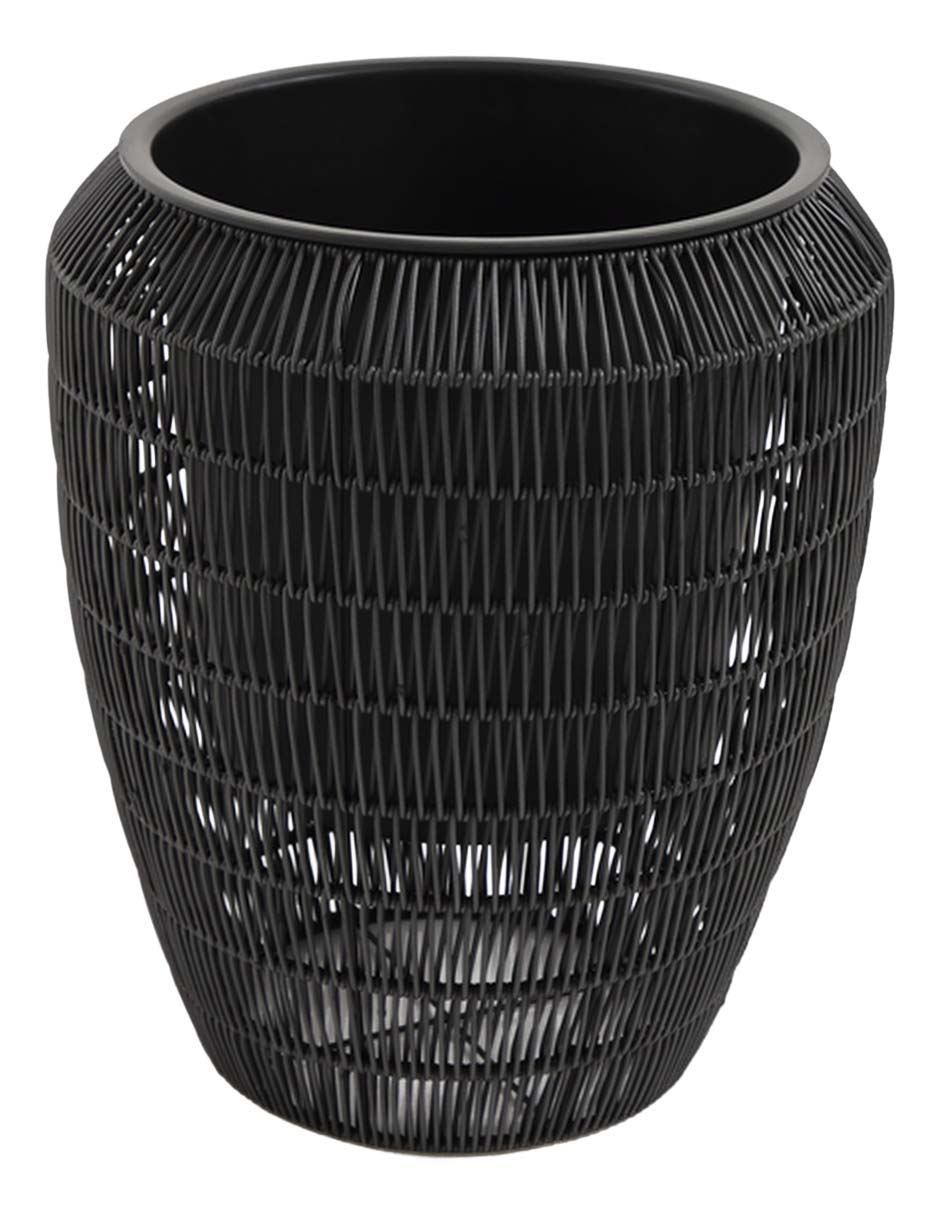 Maceta Iron m de poliratán 3