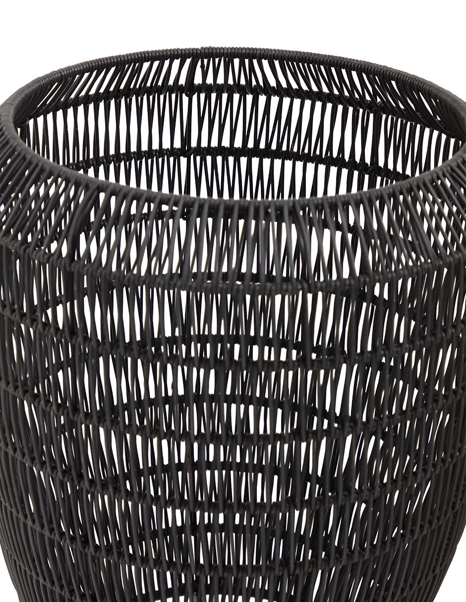 Maceta Iron m de poliratán 4