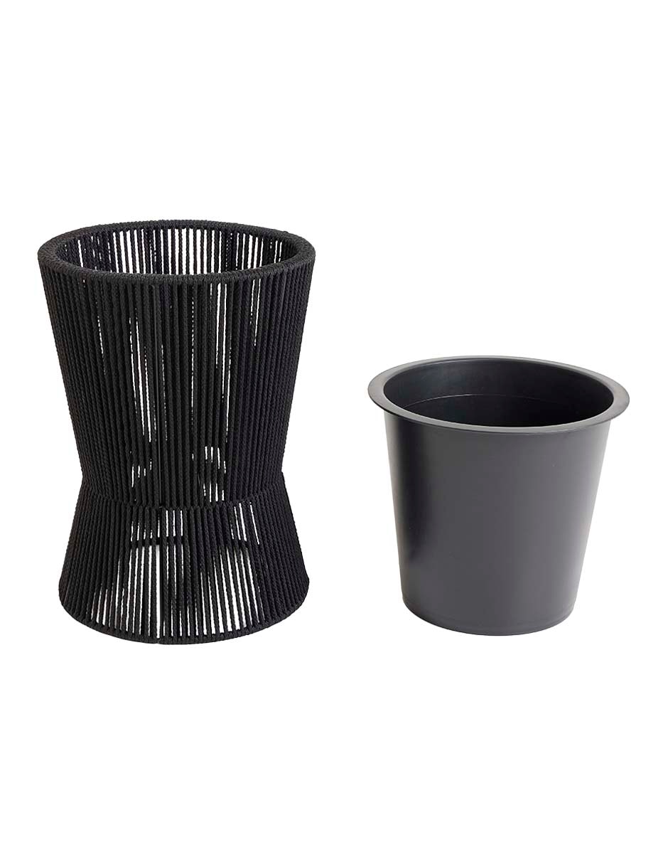 Maceta Black Cotton