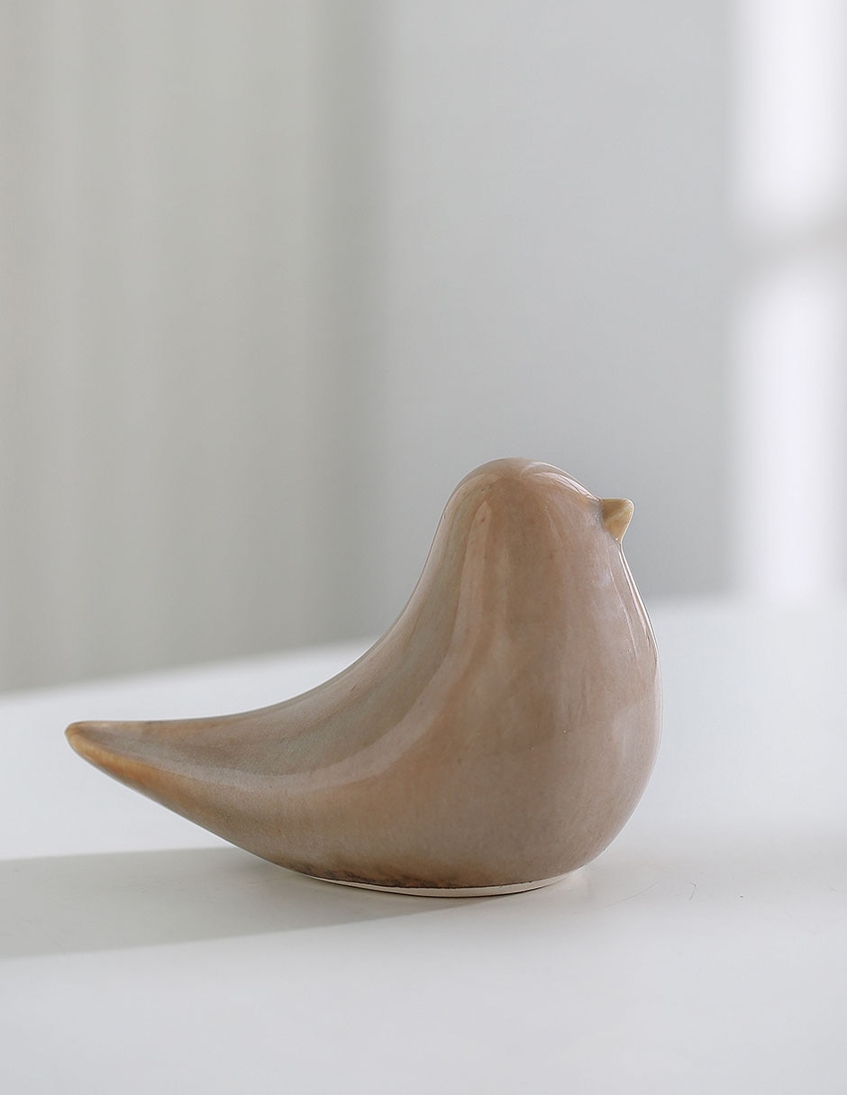 Figura de pájaro de porcelana 3