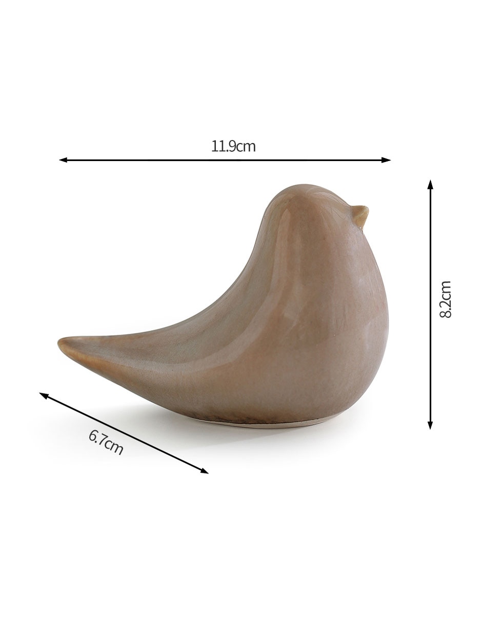Figura de pájaro de porcelana 4