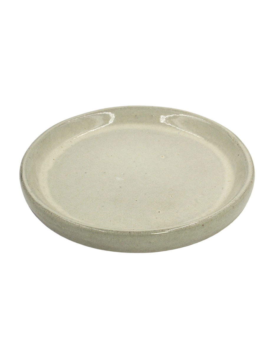 Plato para maceta de cerámica