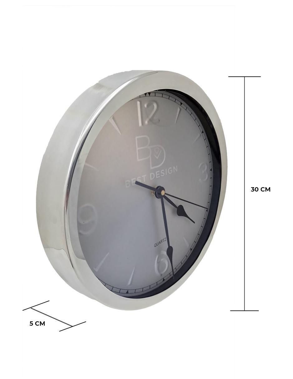 Reloj de pared Best Desing de aluminio