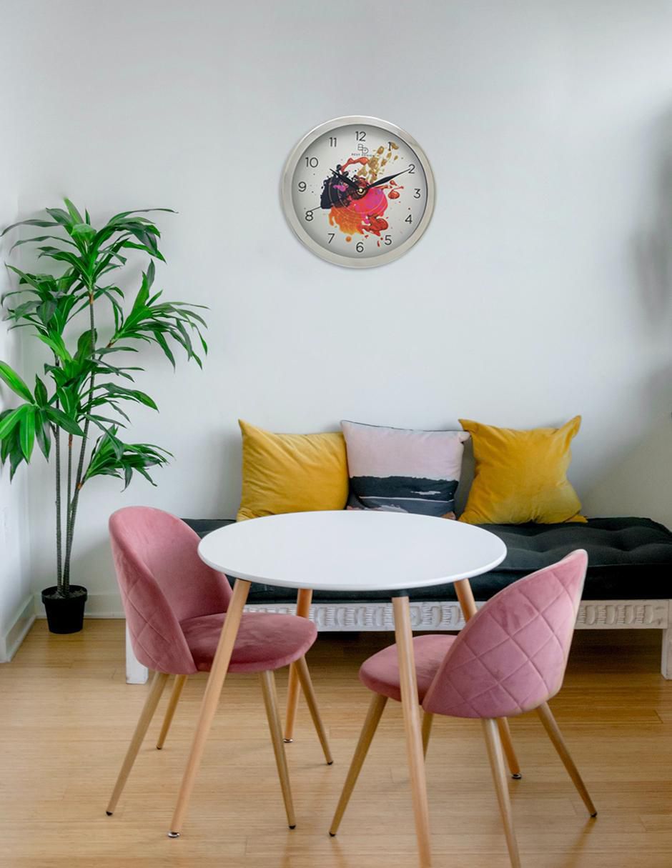 Reloj de pared de aluminio 5