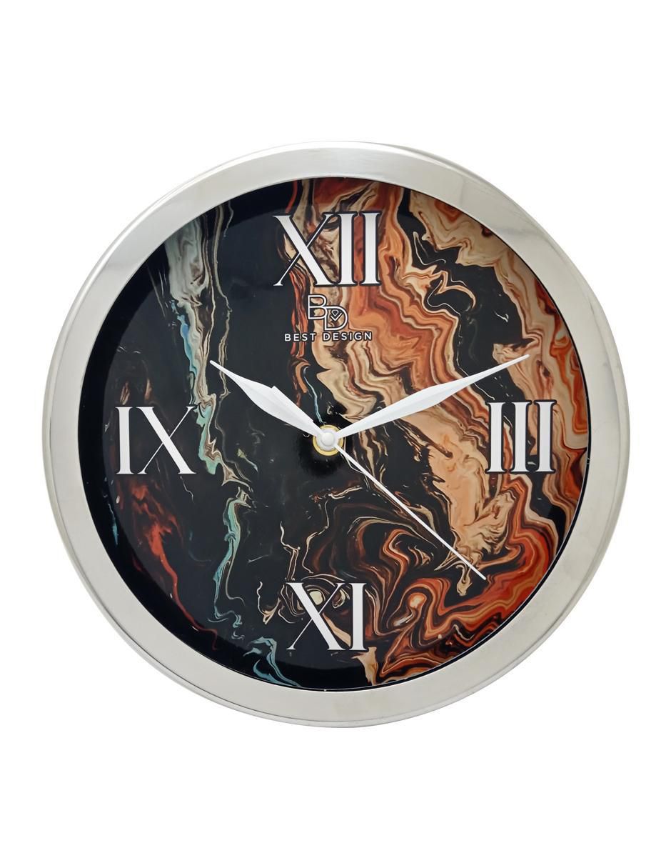 Reloj de pared de aluminio
