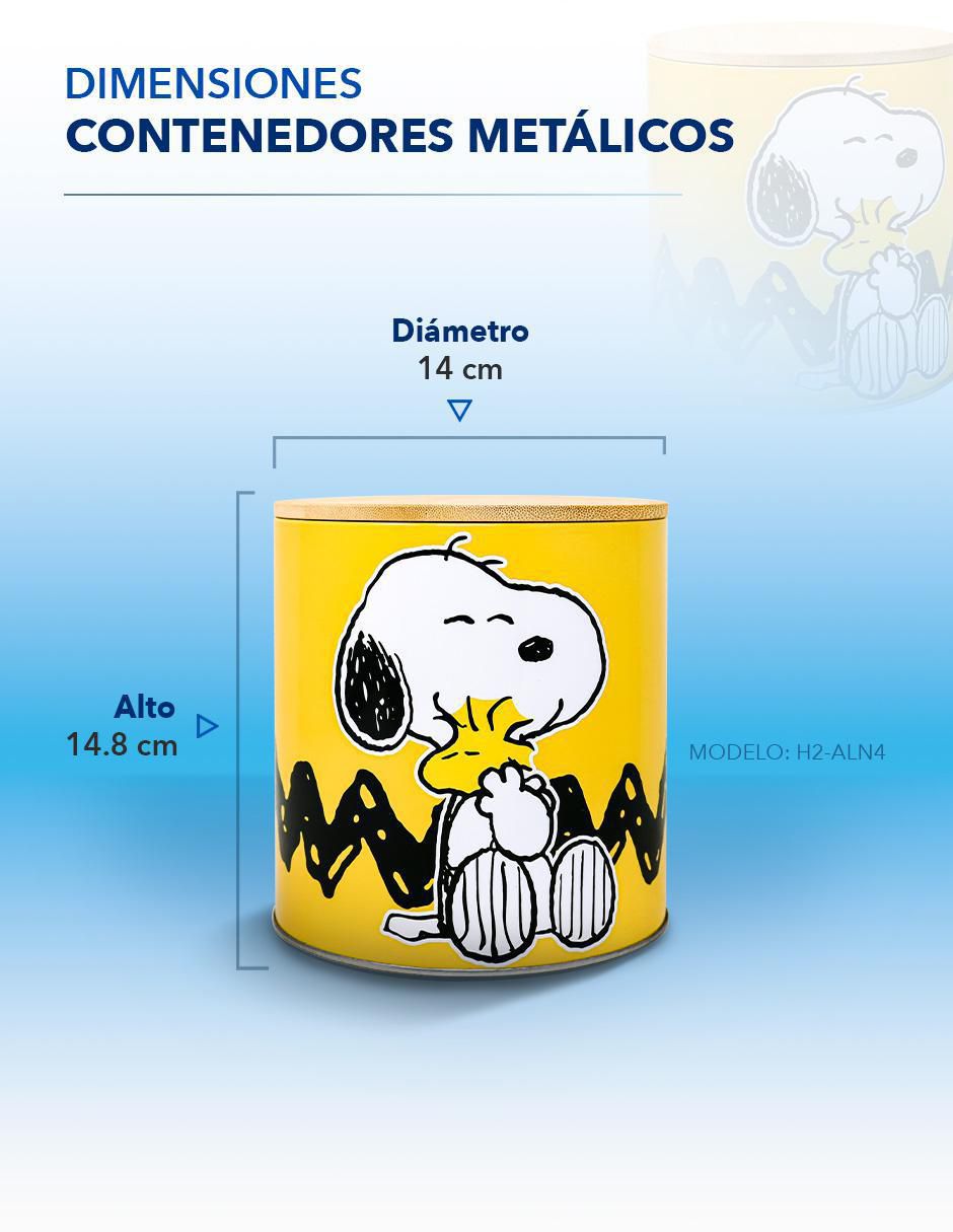 Set caja Snoopy cilindro con 3 piezas 7