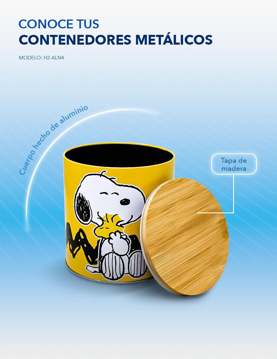 Set caja Snoopy cilindro con 3 piezas 3