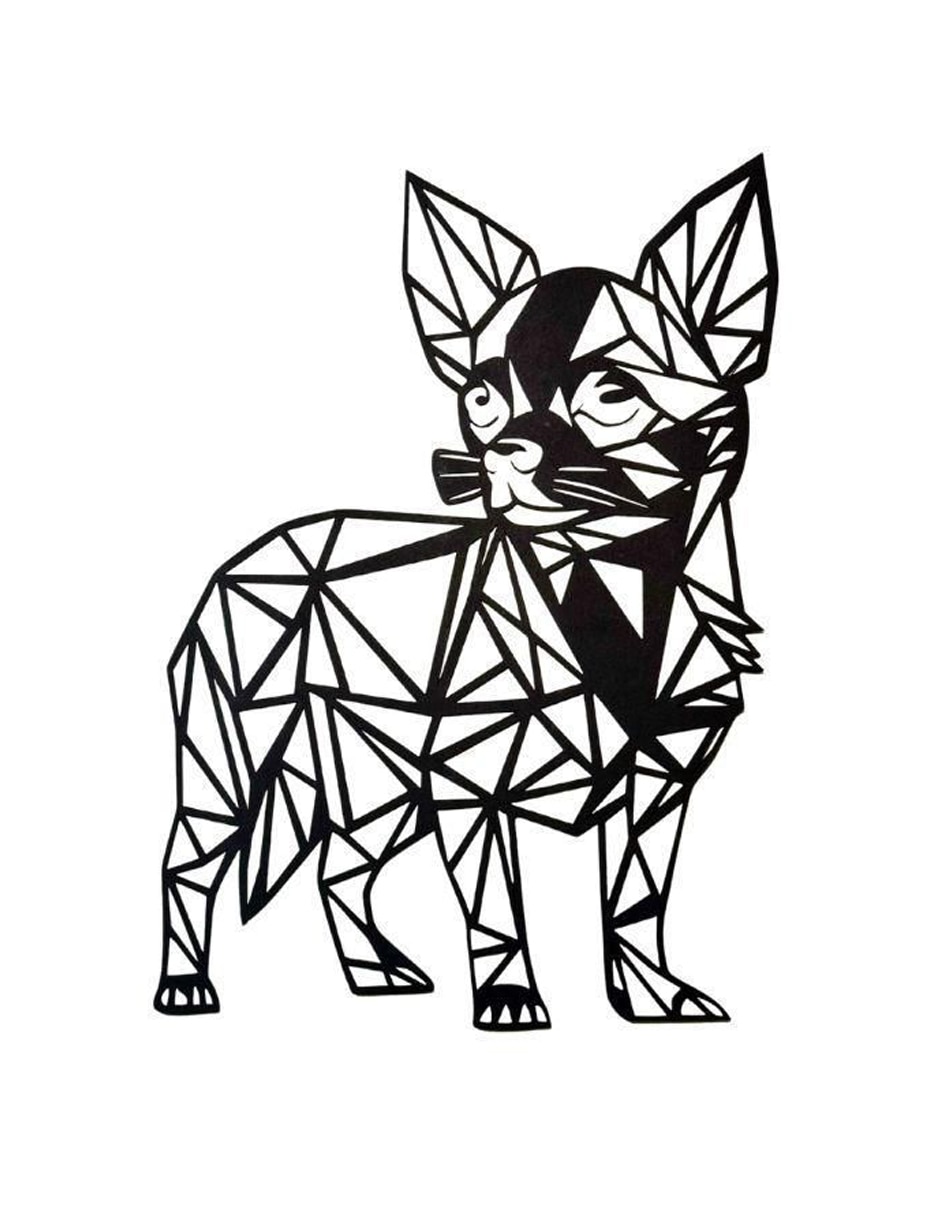 Cuadro decorativo chihuahua