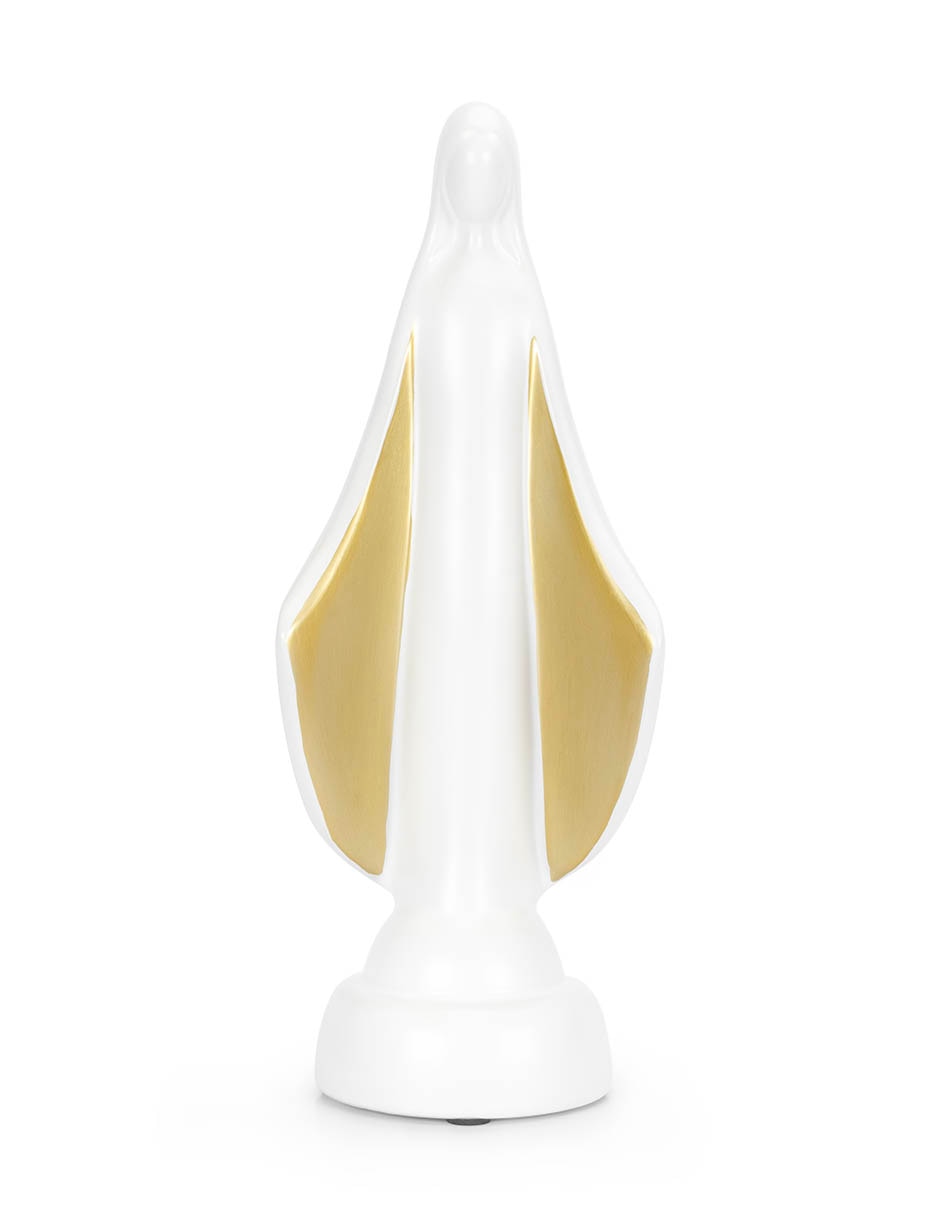 Figura asimétrico Virgen María de porcelana Figura asimétrico Virgen María de porcelana