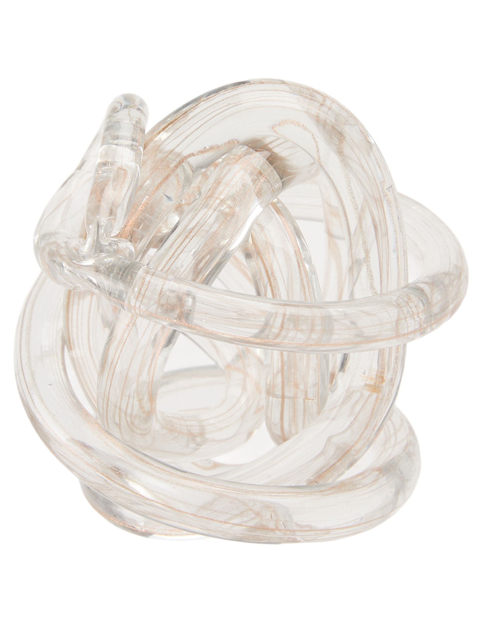 Figura decorativa de nudo Grecia de vidrio 2