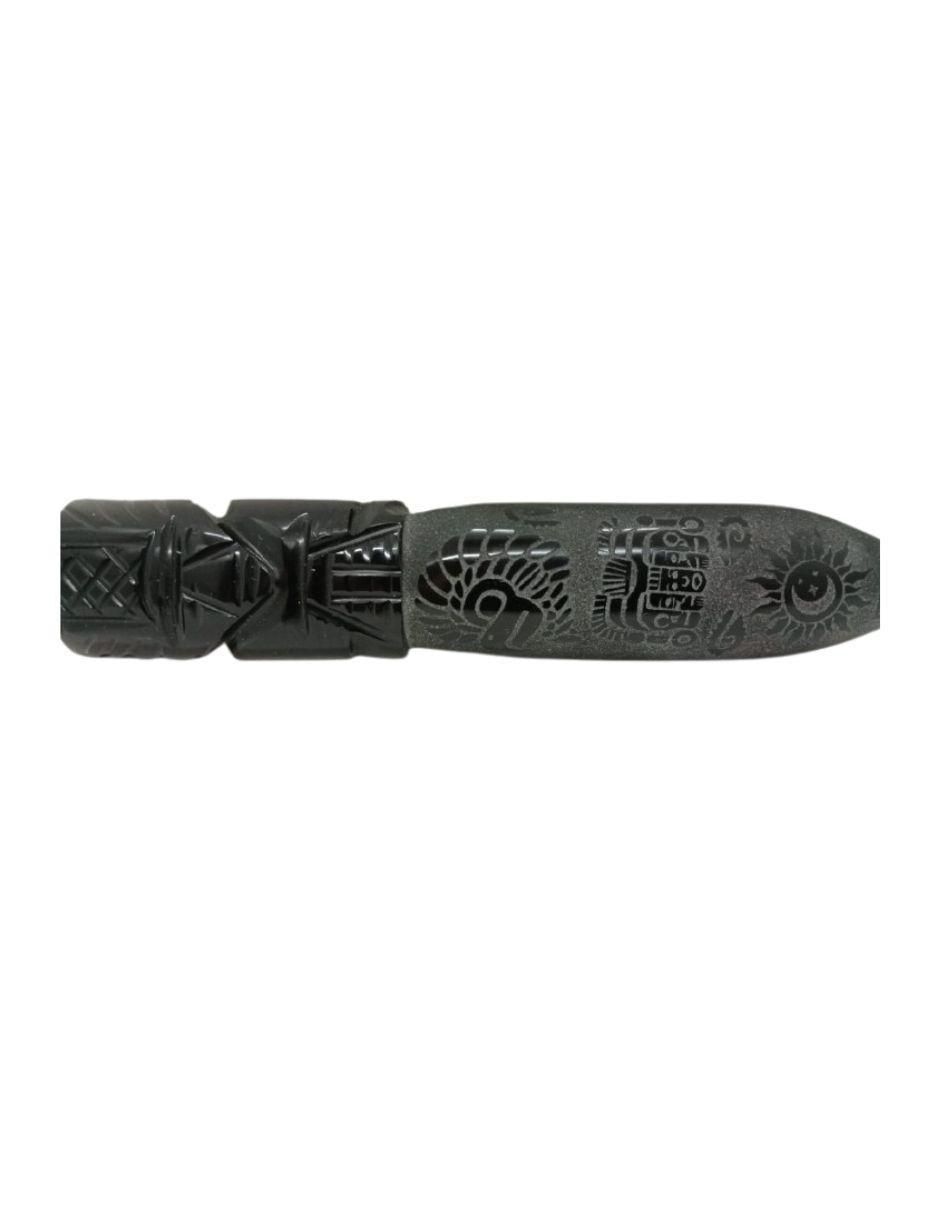 Escultura asimétrico Obsidiana de vidrio 2