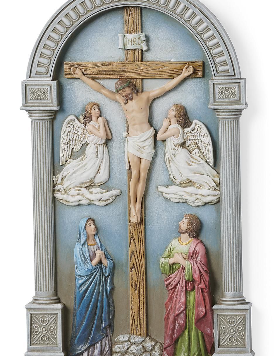 Escultura religiosa Cristo Crucificado de poliresina 2