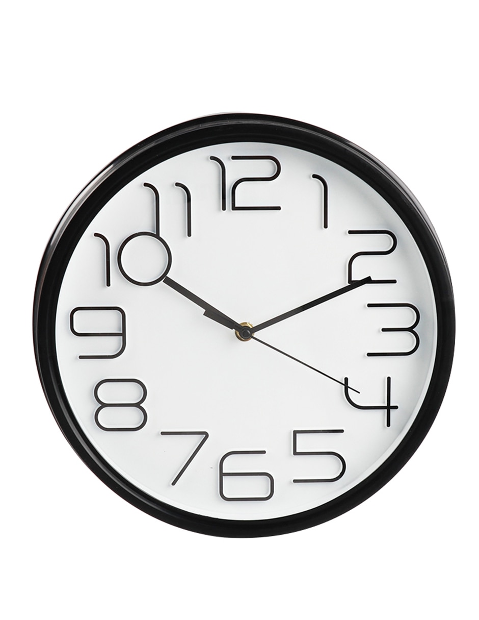 Reloj de pared Zahara de plástico