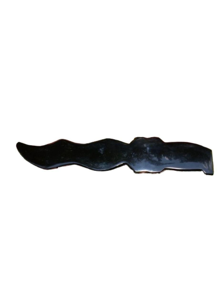 Escultura asimétrico Obsidiana de vidrio 3