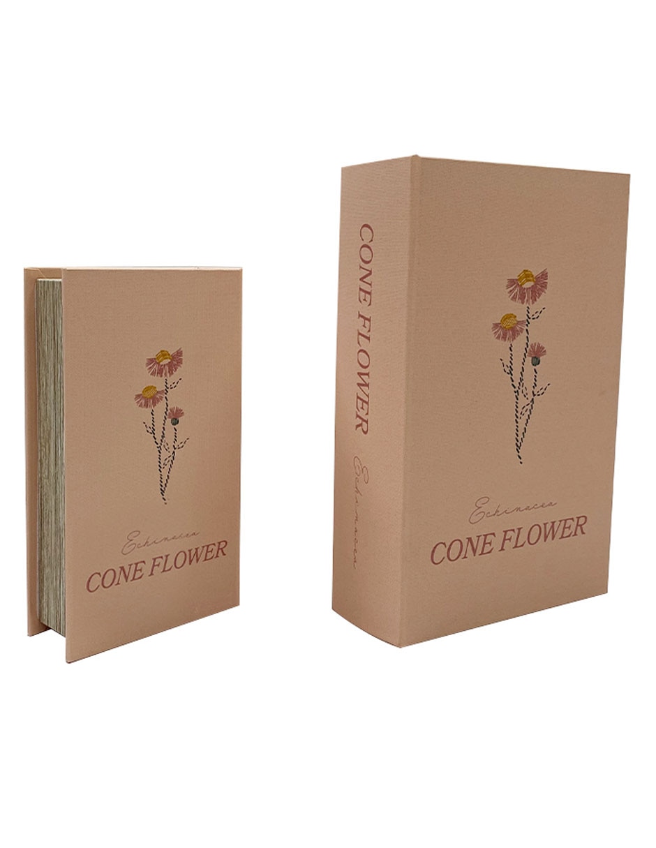 Caja decorativa Oasis Floral rectangular con 2 piezas 2