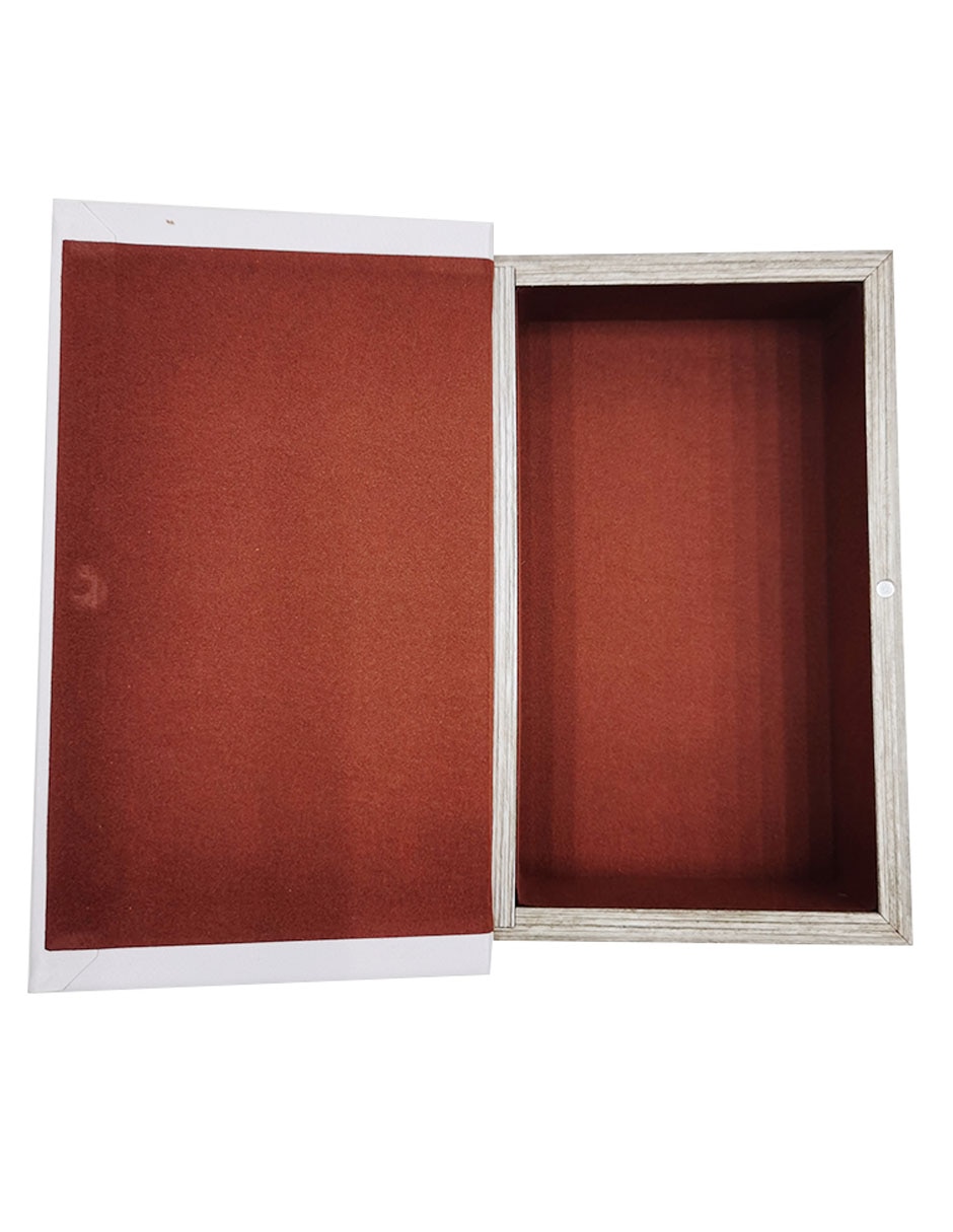Caja decorativa con set Flower Market rectangular con 2 piezas 4