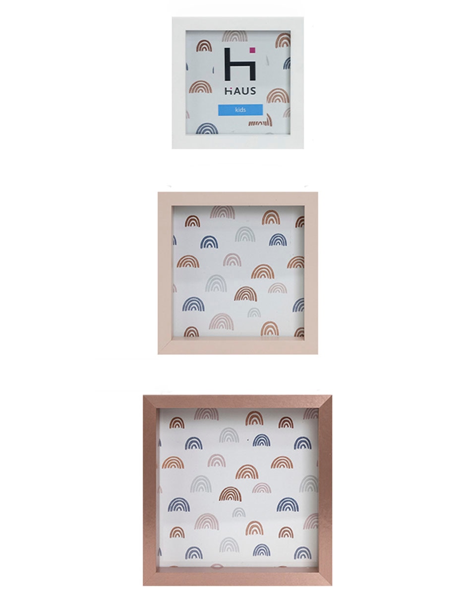 Set de portarretratos BHK de MDF