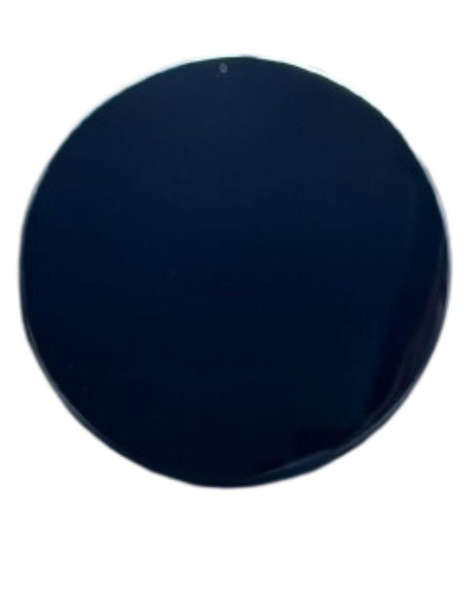 Escultura circular Obsidiana Negra de vidrio 2