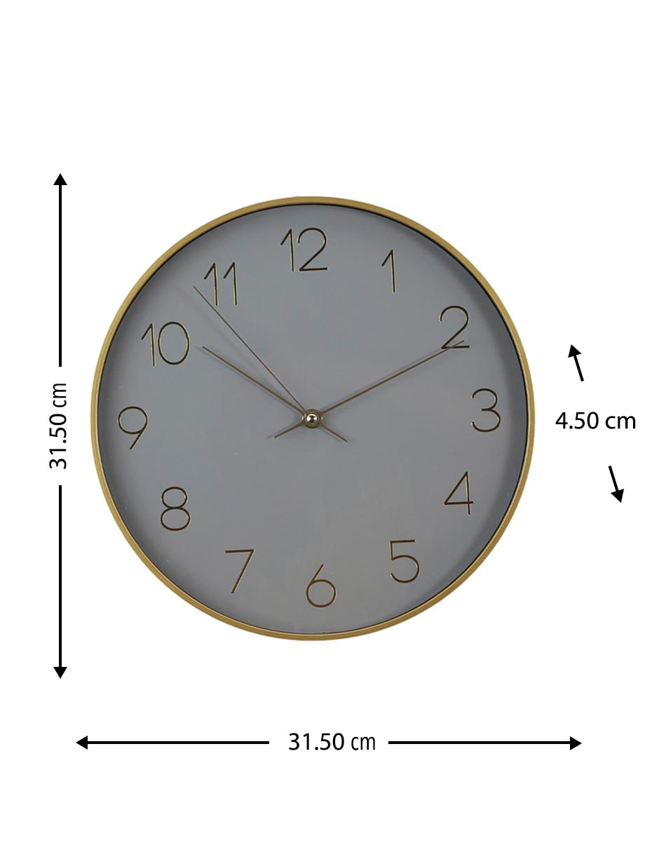 Reloj de pared Voltaire de plástico 4