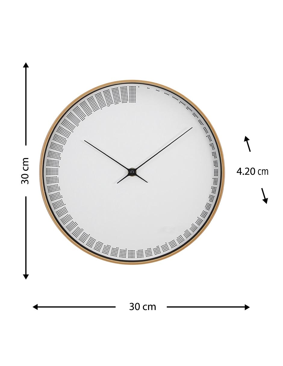 Reloj de pared de plástico 4