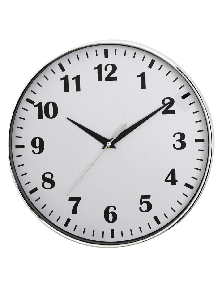 Reloj de pared Le Gala Bleu de plástico