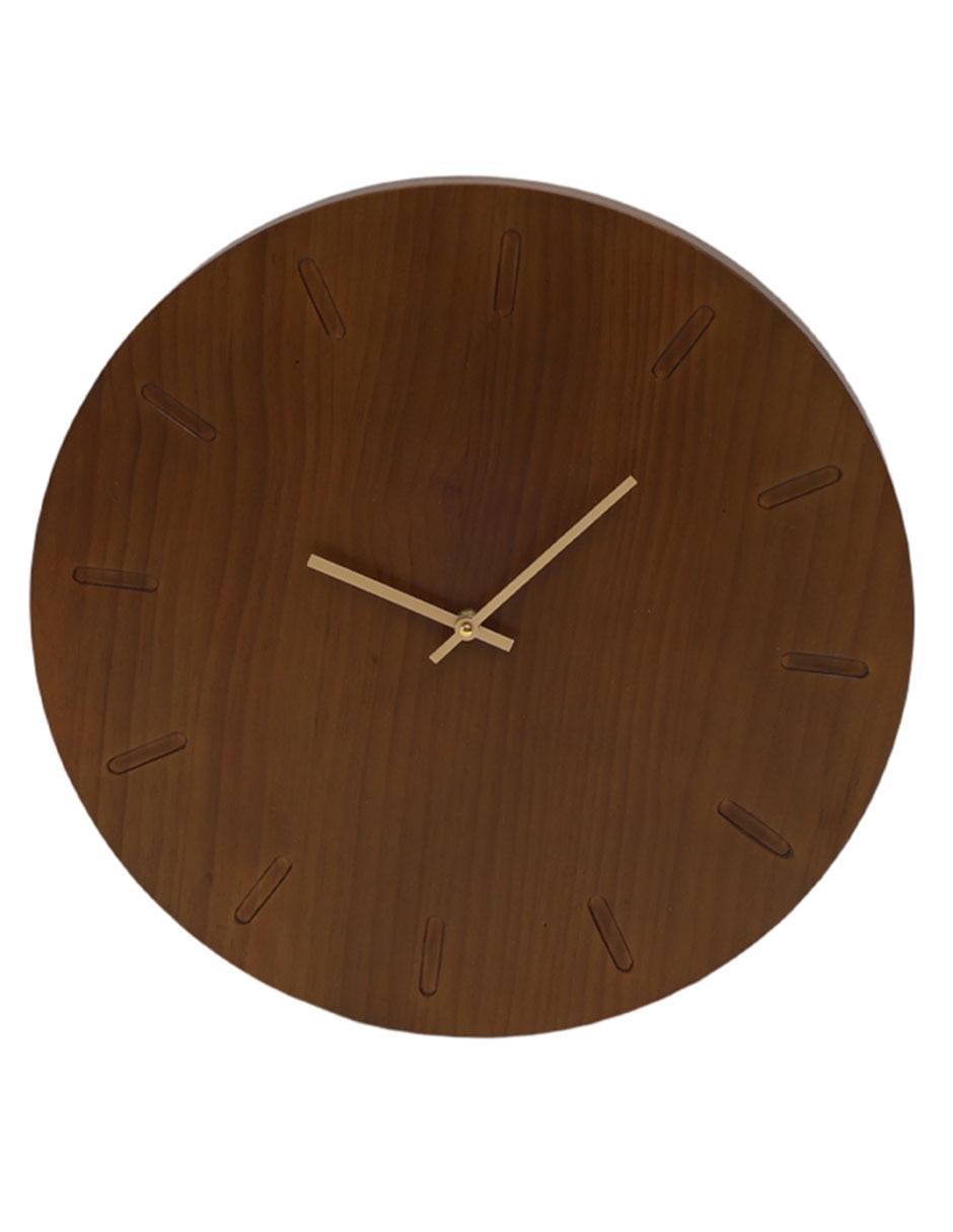 Reloj de pared Oasis Floral de madera