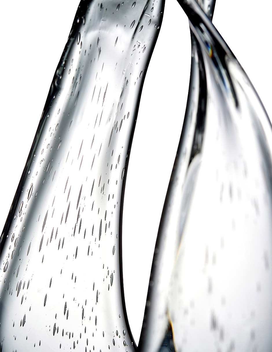 Figura decorativa irregular Aura de vidrio 2